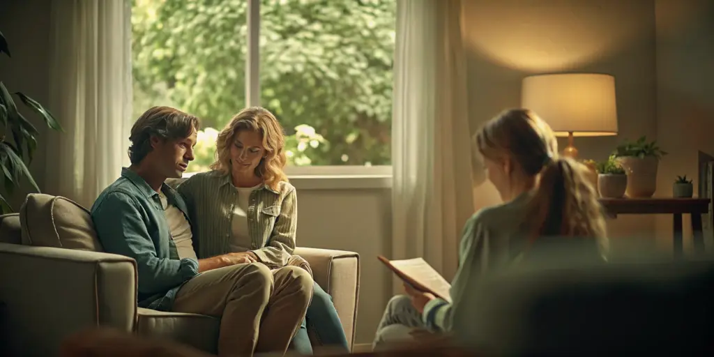 Family reviewing rehab insurance coverage in New Jersey