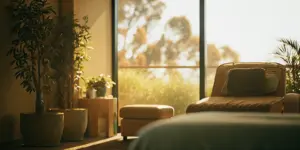 Supportive therapy room for PHP for addiction treatment