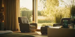 A luxury private executive rehab therapy room in New Jersey
